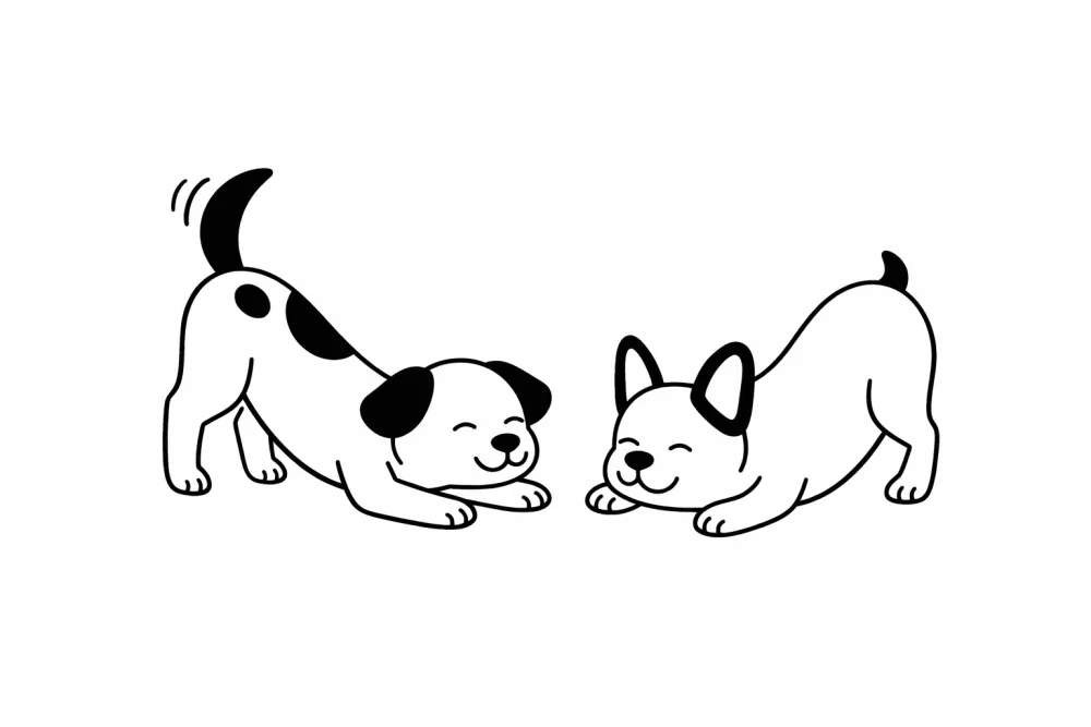 Twee puppy's spelen samen — tips voor puppy opvoeden in Hoorn